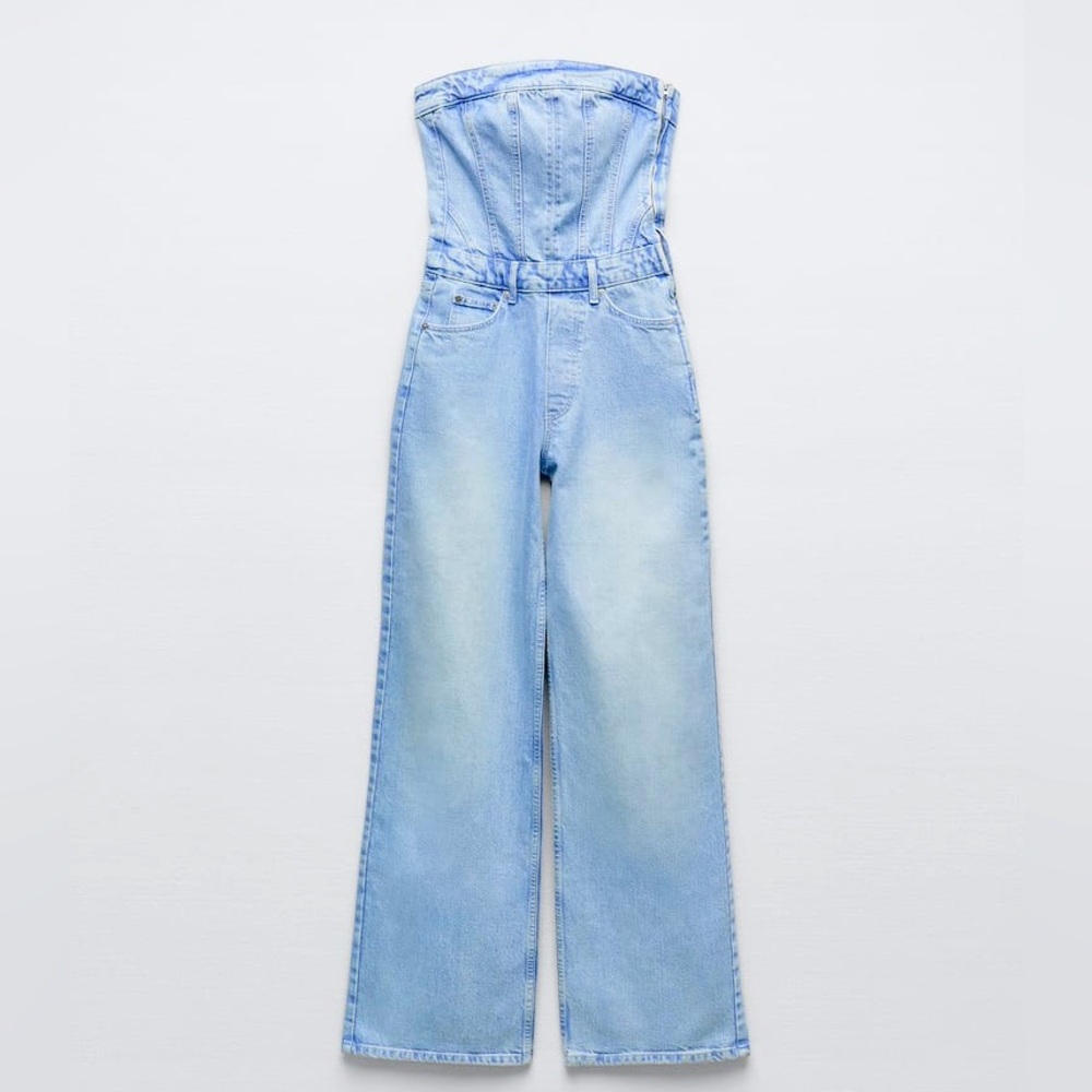 DENIM JUMPSUIT - ZARA